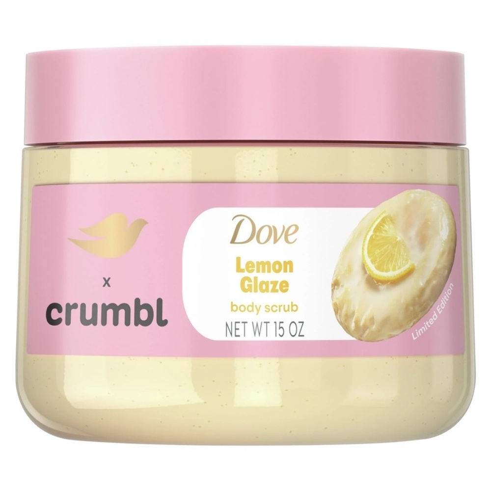 OBO~ Dove Crumbl Exfoliating Body Scrub Lemon Cookie, 15 oz Limited Edition New